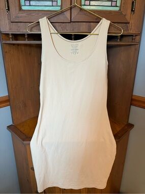 ASSETS by Spanx Light Beige Tank slip Dress 1X